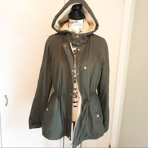 Collectionb New York shearling jacket size L
